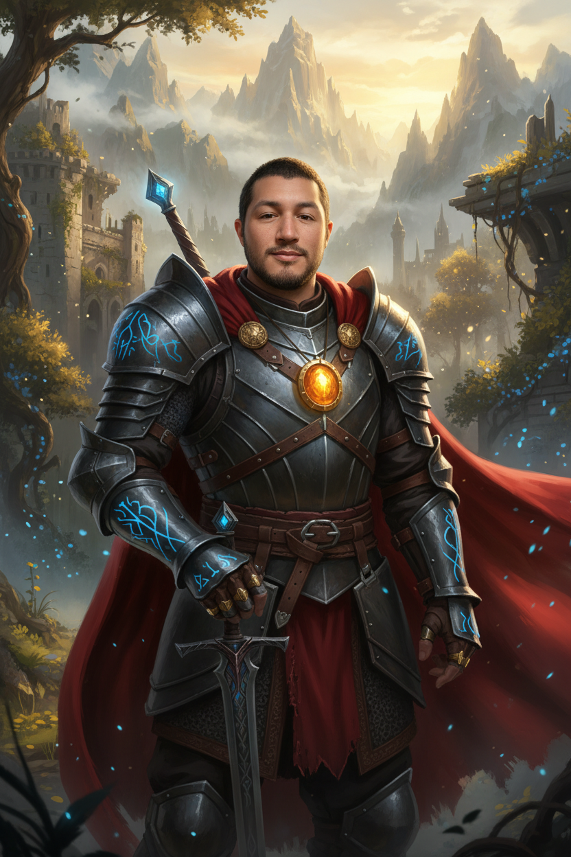 Fantasy warrior transformation